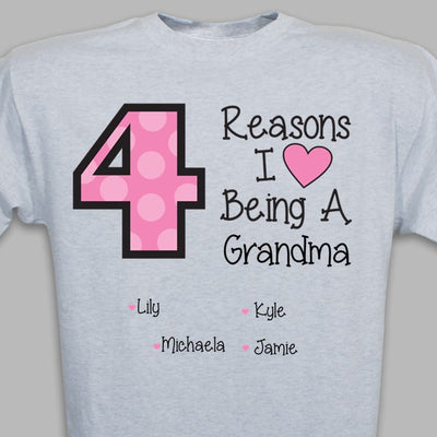 Reasons I LOVE Being a Grandma Tshirt