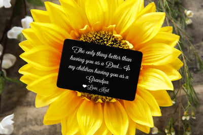 Personalized Wallet Insert Card for Grandpa