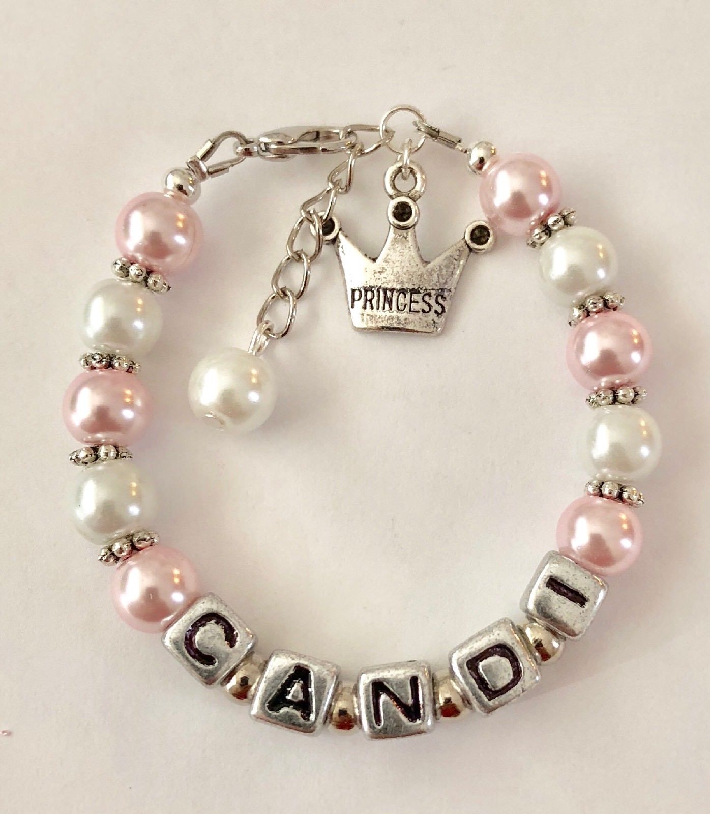 Personalized Girl's Name Bracelet