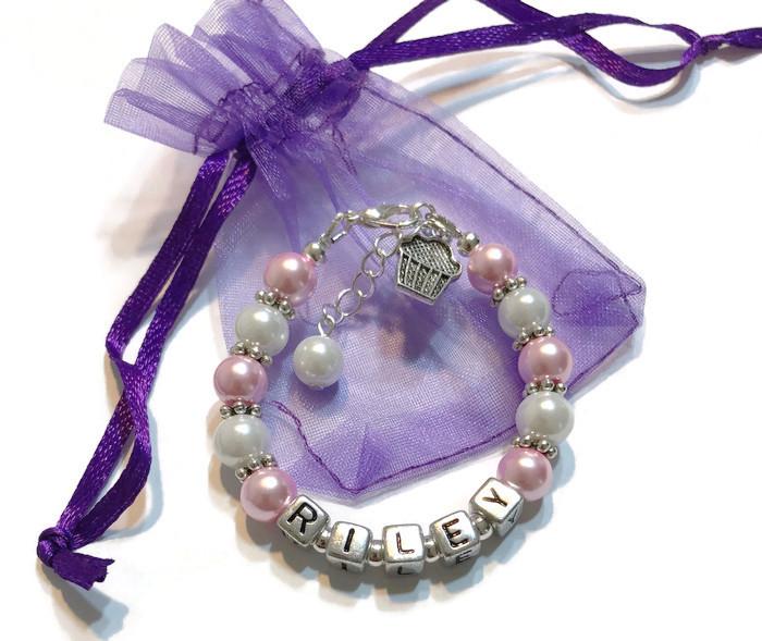 Personalized Girl's Name Bracelet