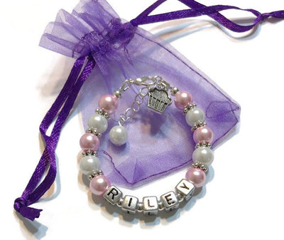 Personalized Girl's Name Bracelet