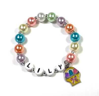 Personalized Easter Bracelet for Girls