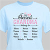 Blessed Grandma Personalized TShirt