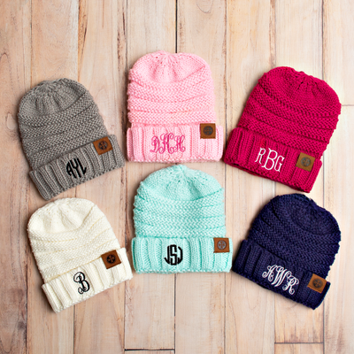Monogram Beanie