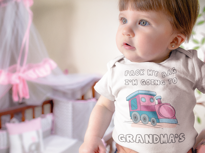 Pack my bag, I'm going to Grandma's Onesie