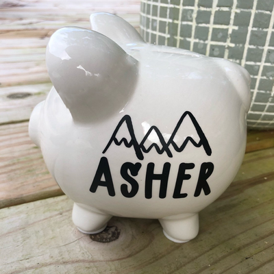 Personalized Kids Piggy Bank
