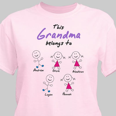 This Grandma Belongs To... Personalized Tshirt
