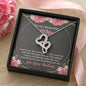 To My Beautiful Wife - Double Hearts Necklace