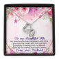 My Love for You Has Increased with Time - Double Hearts Necklace