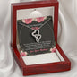 To My Beautiful Wife - Double Hearts Necklace