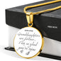 Granddaughter Luxury Necklace with Custom Engraving