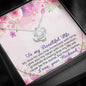 My Love for You Has Increased with Time - Love Knot Necklace
