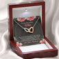 To my Beautful Wife - Interlocking Hearts Necklace