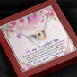 My Love For You has Increased With Time - Interlocking Hearts Necklace