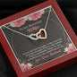 To my Beautful Wife - Interlocking Hearts Necklace