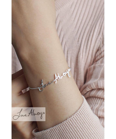 Love Handwriting Bracelet