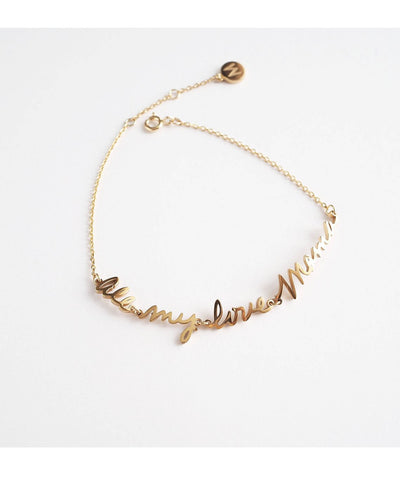 Love Handwriting Bracelet