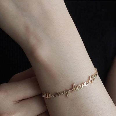 Love Handwriting Bracelet
