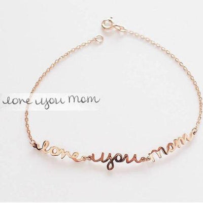 Love Handwriting Bracelet