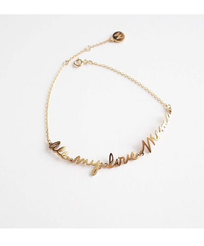 Love Handwriting Bracelet