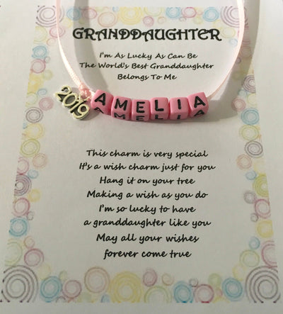 Granddaughter or Grandson Christmas Tree Decoration
