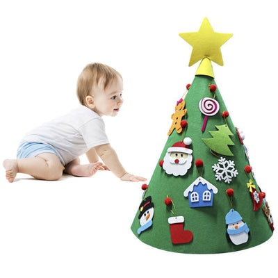 Toddler DIY Christmas Felt Tree