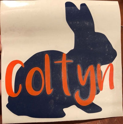 Personalized Easter Basket Sticker