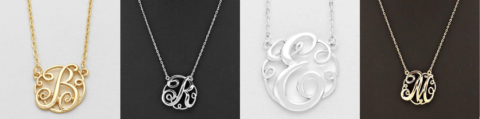 Initial Monogram Necklace