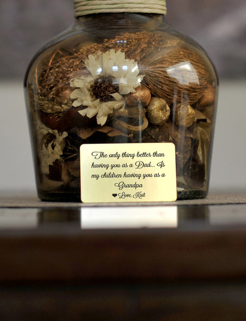 Personalized Wallet Insert Card for Grandpa