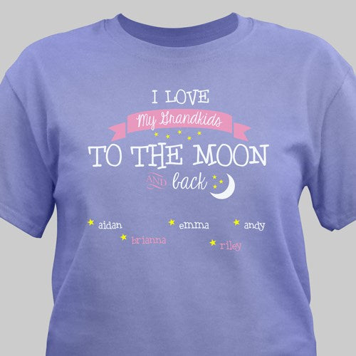 Love my Grandkids to the Moon And Back