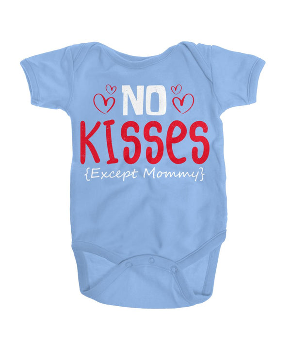 No kissing baby store onesie