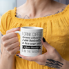 "Why I Drink Coffee" Mug White Coffee Mug