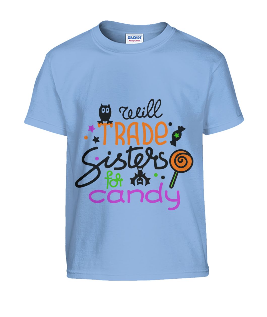 Will Trade SISTERS for Candy Kids Halloween Tshirt