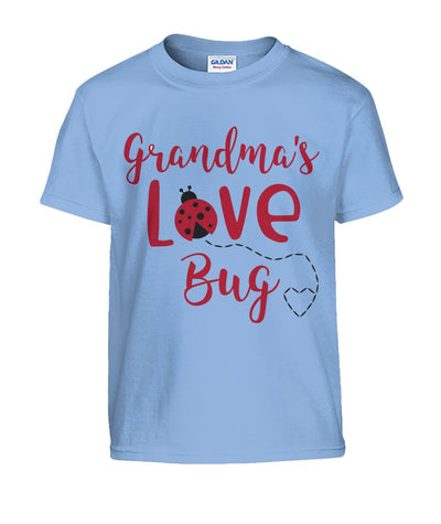 Grandma's Love Bug Kids Tshirt