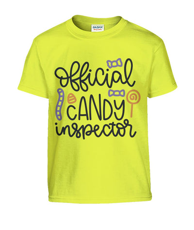 Official Candy Inspector Kids Tshirt