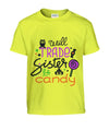 Will trade SISTER for Candy Kids Halloween Tshirt