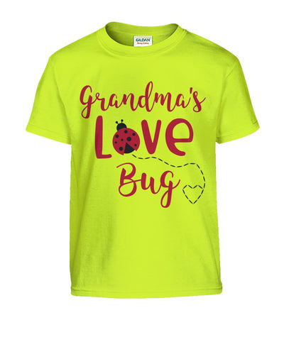Grandma's Love Bug Kids Tshirt