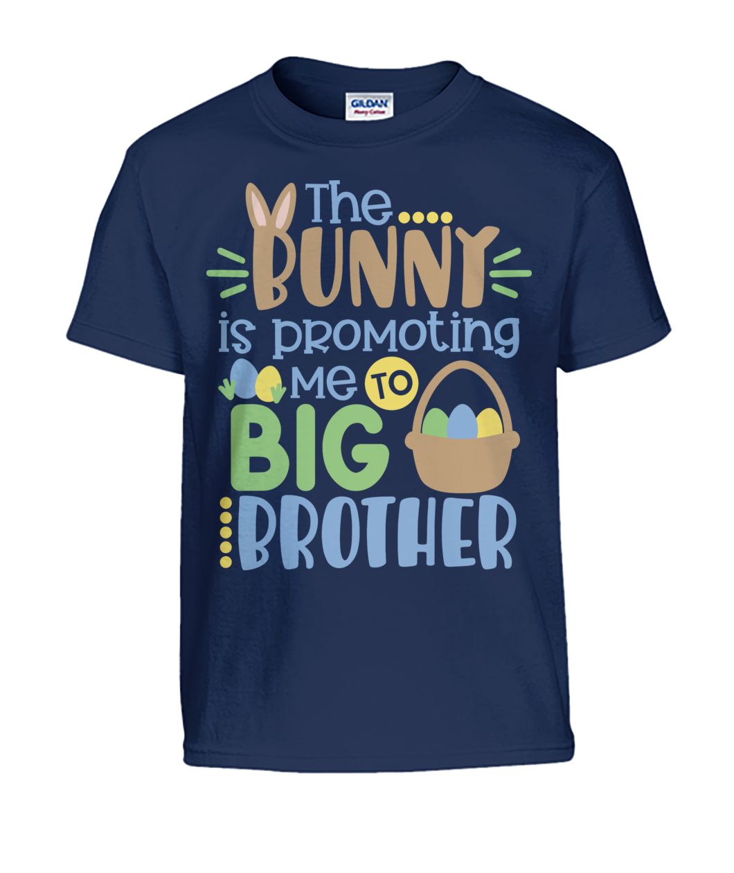 "The Bunny Is Promoting Me to Big Brother" Kids Tshirt