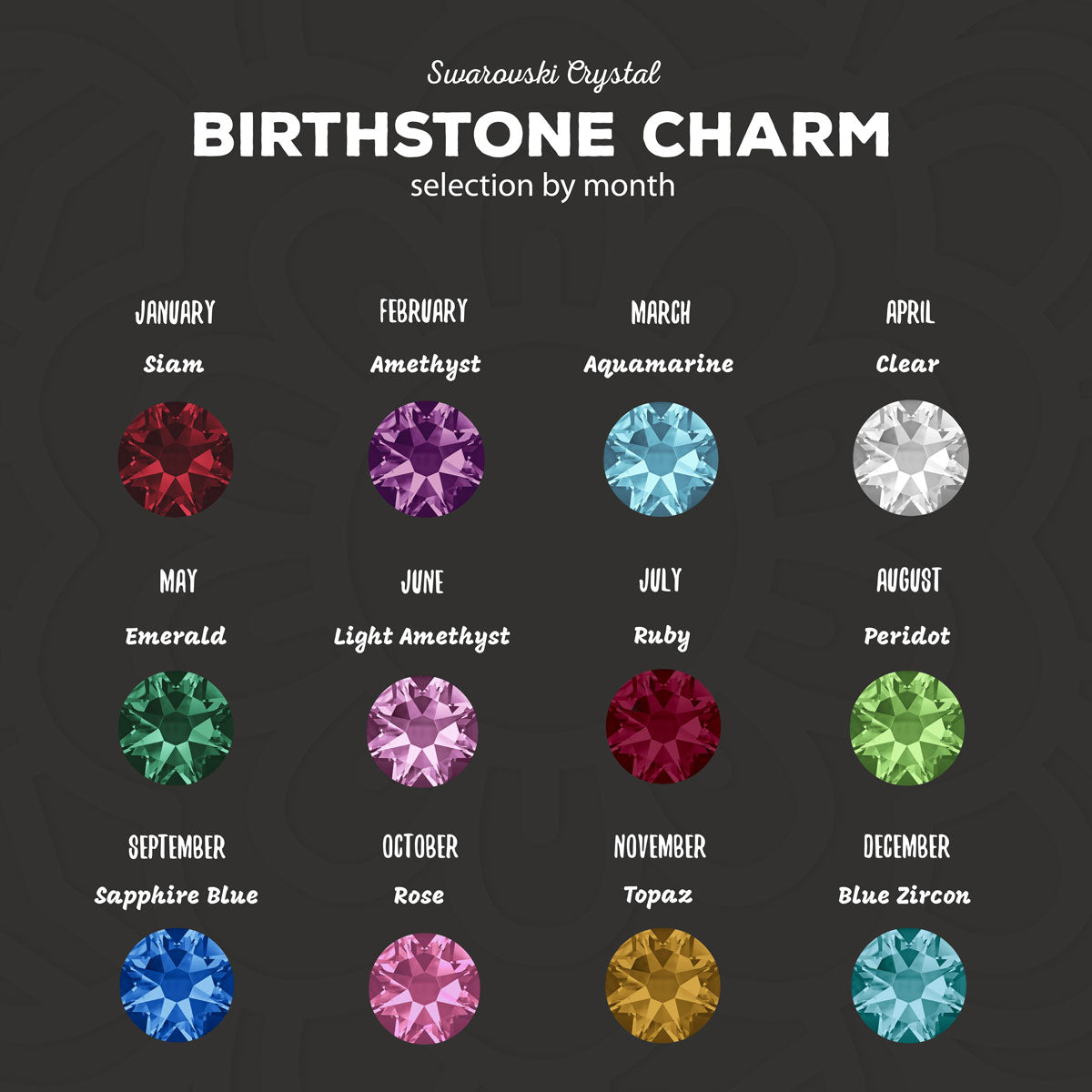 Angel Wing Birthstone Pendant