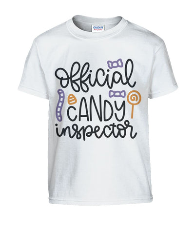 Official Candy Inspector Kids Tshirt