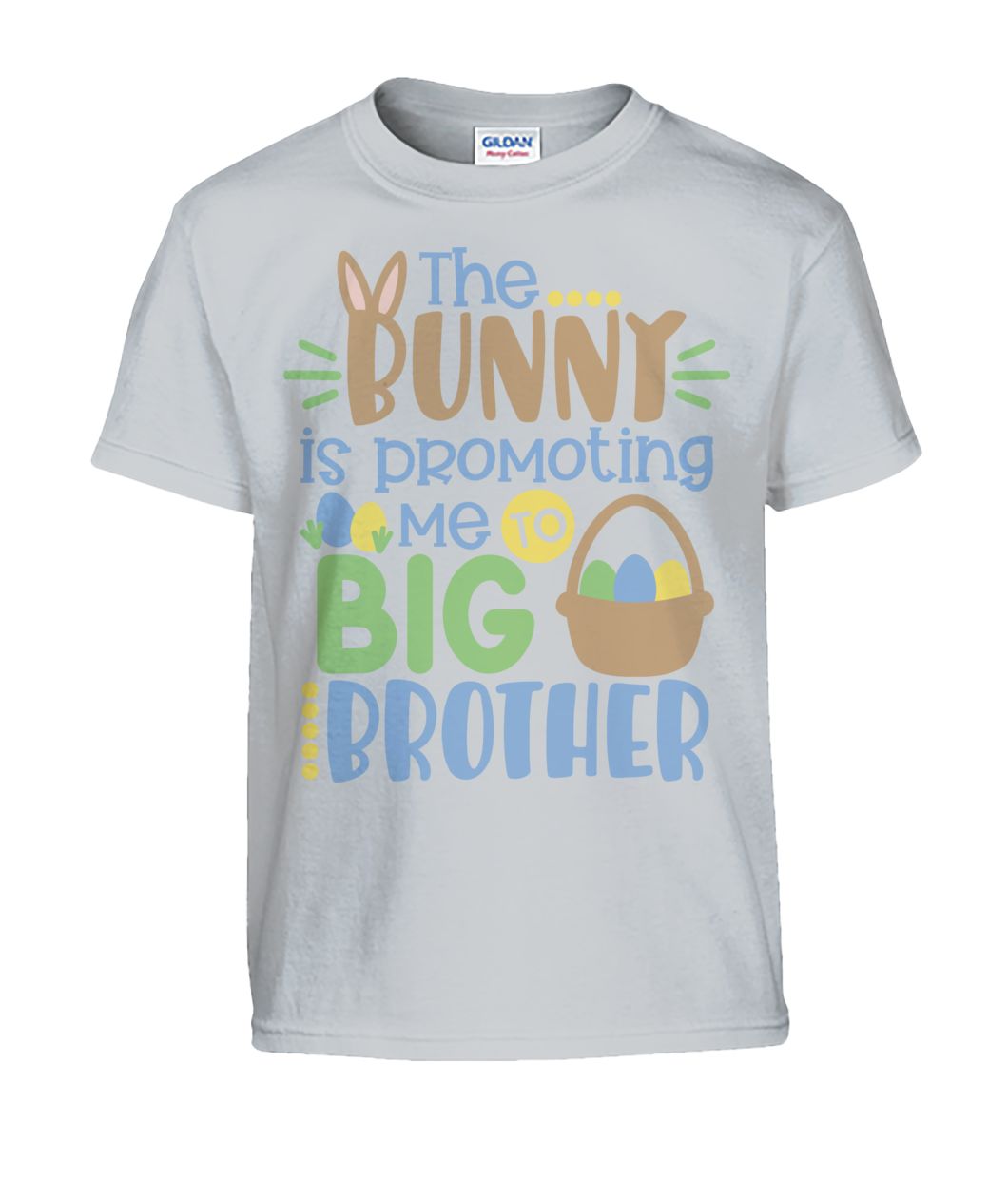 "The Bunny Is Promoting Me to Big Brother" Kids Tshirt