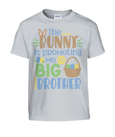 "The Bunny Is Promoting Me to Big Brother" Kids Tshirt