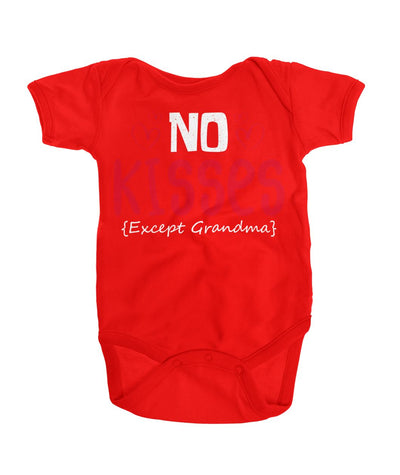 No Kisses Except Grandma Bodysuit