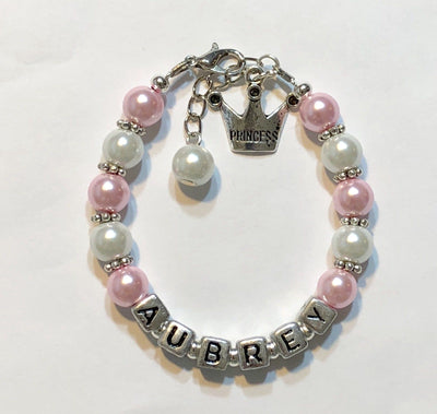 Princess Personalized Girl's Charm Bracelet (Made to Order)