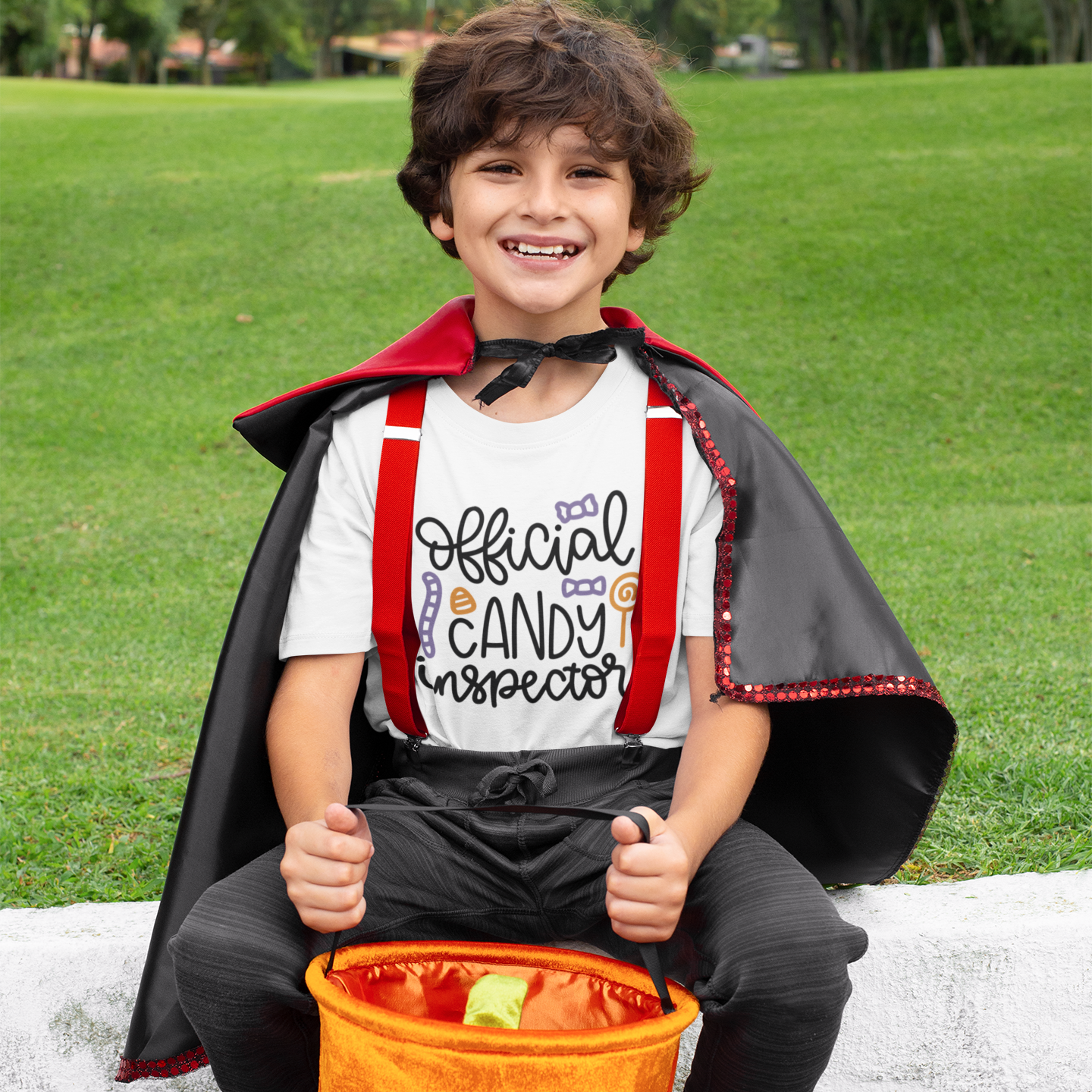 Official Candy Inspector Kids Tshirt