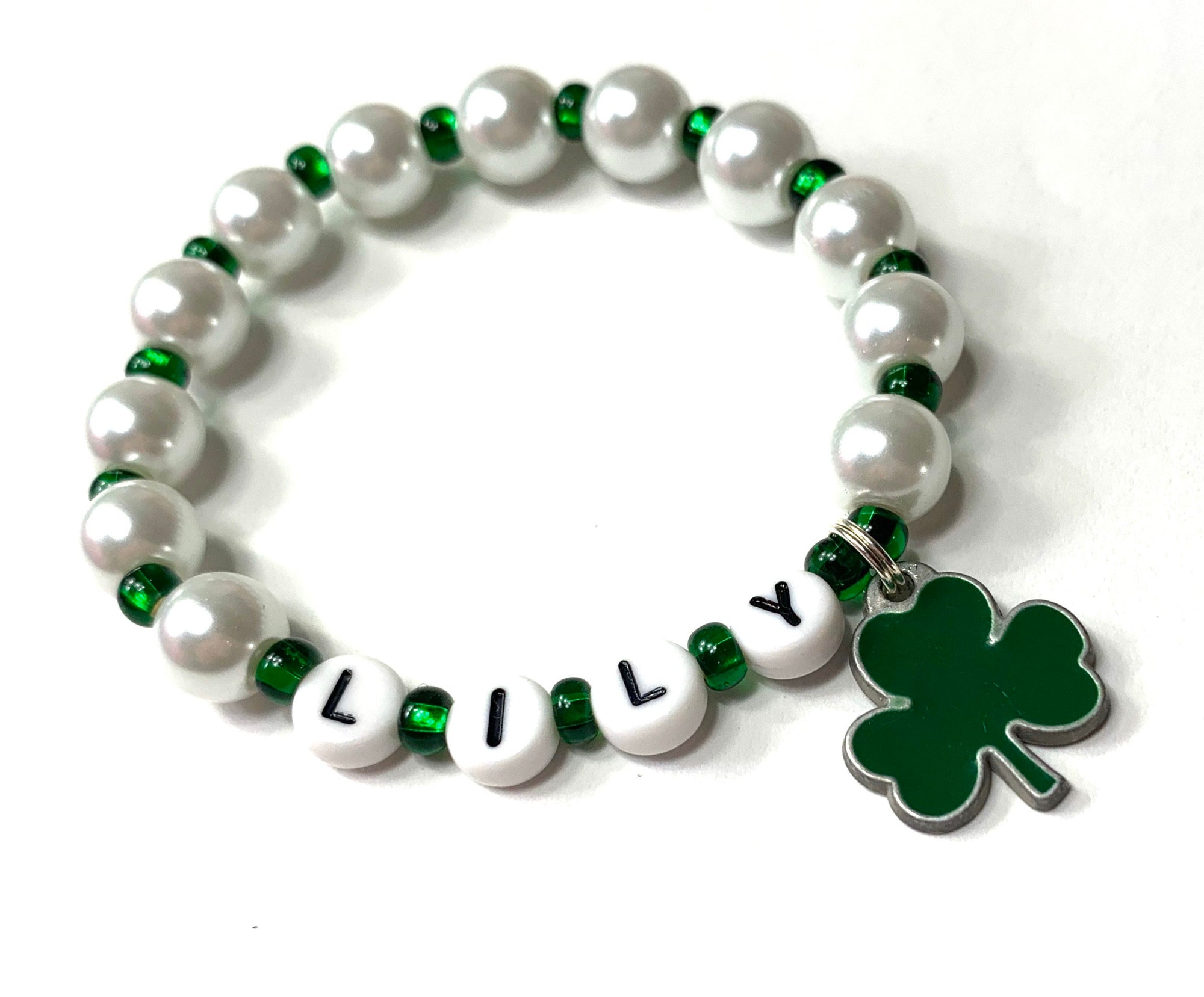 Personalized St. Patrick's Day Bracelet