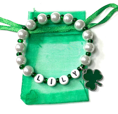 Personalized St. Patrick's Day Bracelet