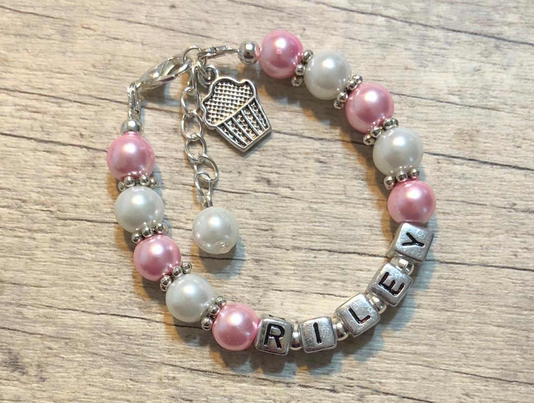 Personalized Girl's Name Bracelet
