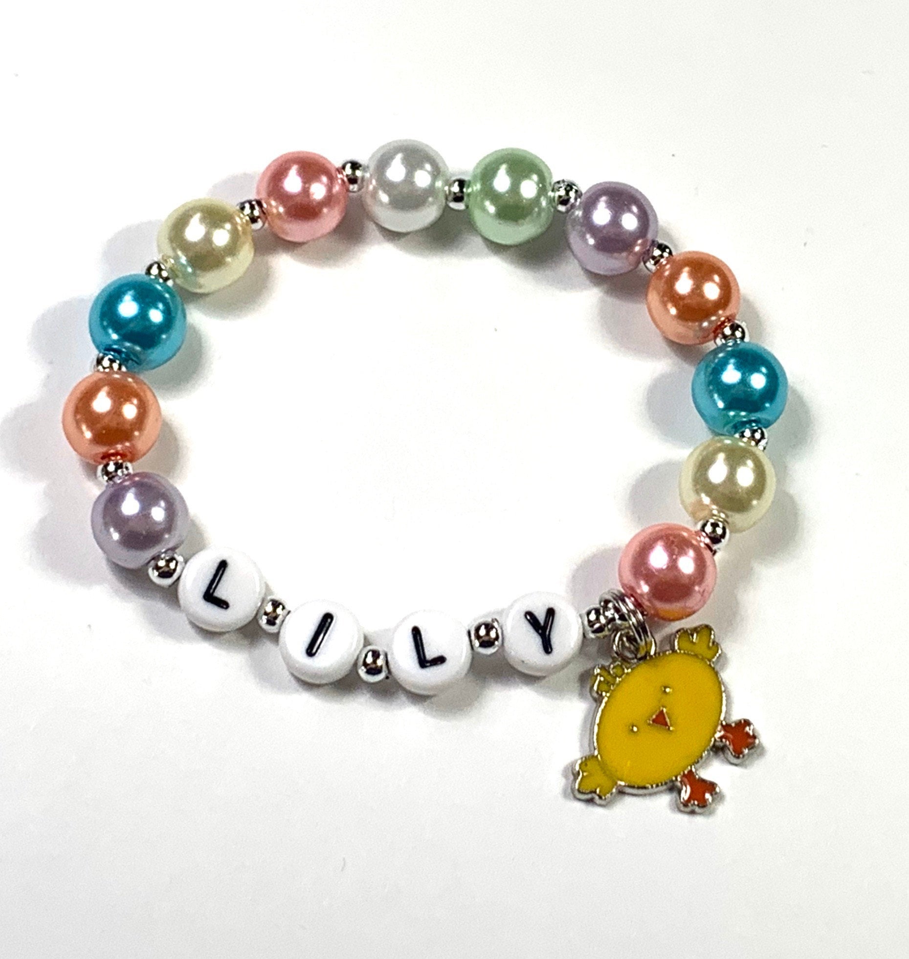 Personalized Easter Bracelet for Girls