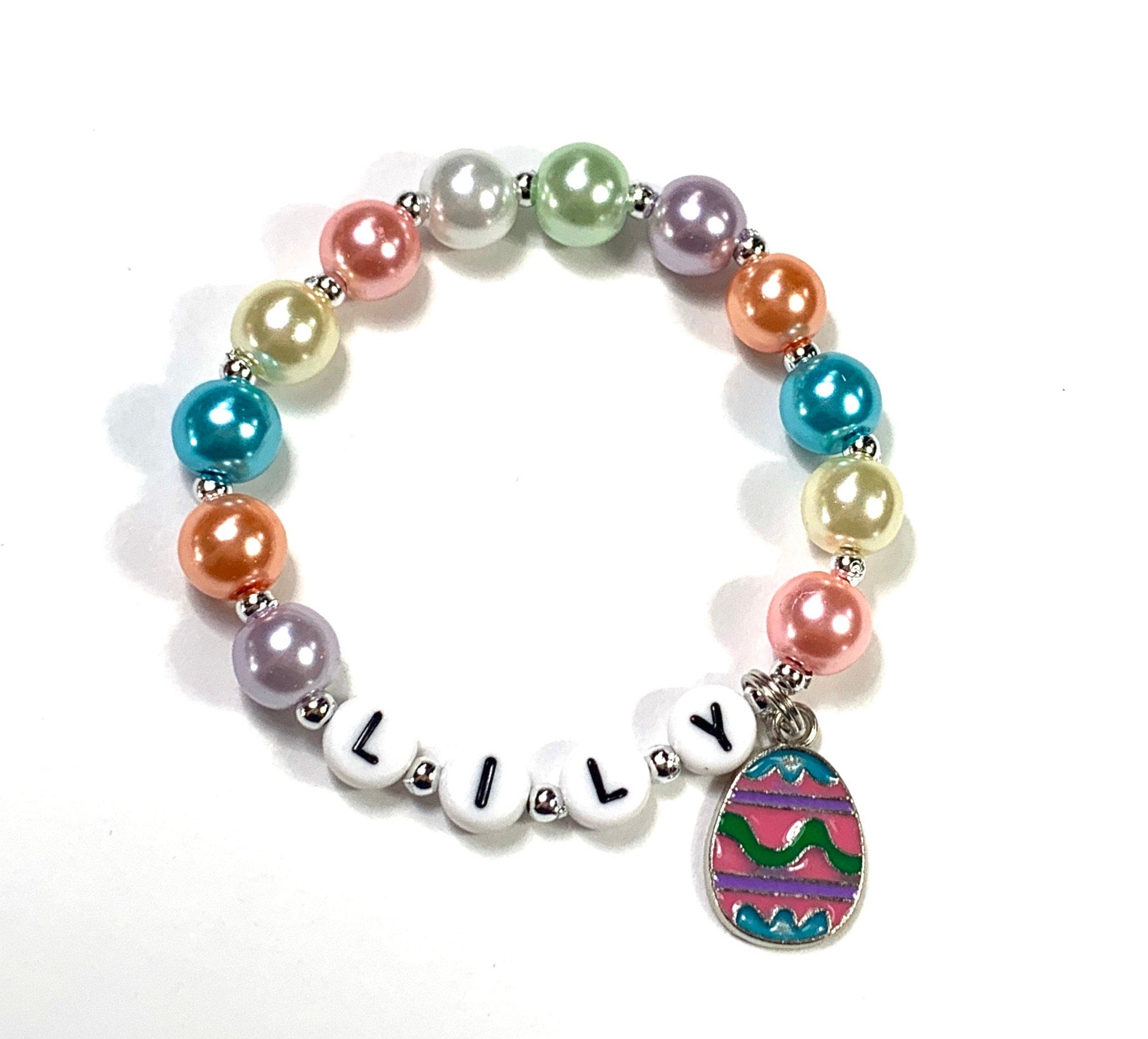Personalized Easter Bracelet for Girls